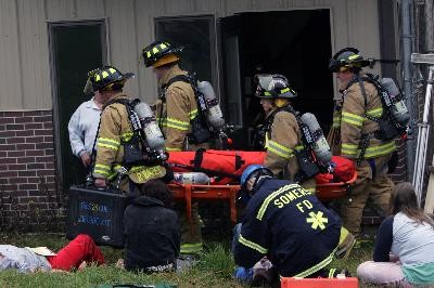 Somers MCI Drill October 2008
Photo by Frank Becerra Jr. / The Journal News 
